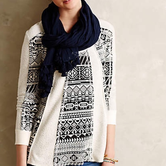 Anthropologist Geo-Jacquard Swing Pullover