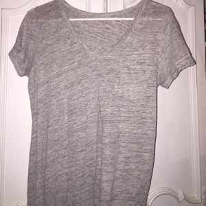 Heather gray v neck