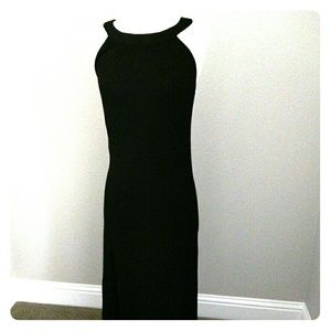 Black maxi dress