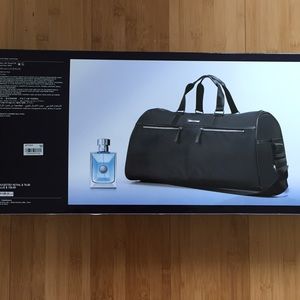 Versace summer duffle bag BLACK