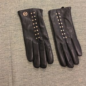 Michael Kors leather gloves NWOT