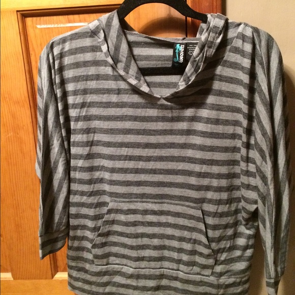 Striped hoodie