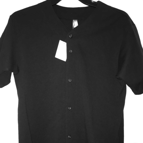 Knit baseball jersey tee