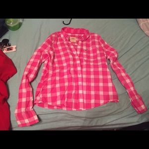 Hollister plaid shirt