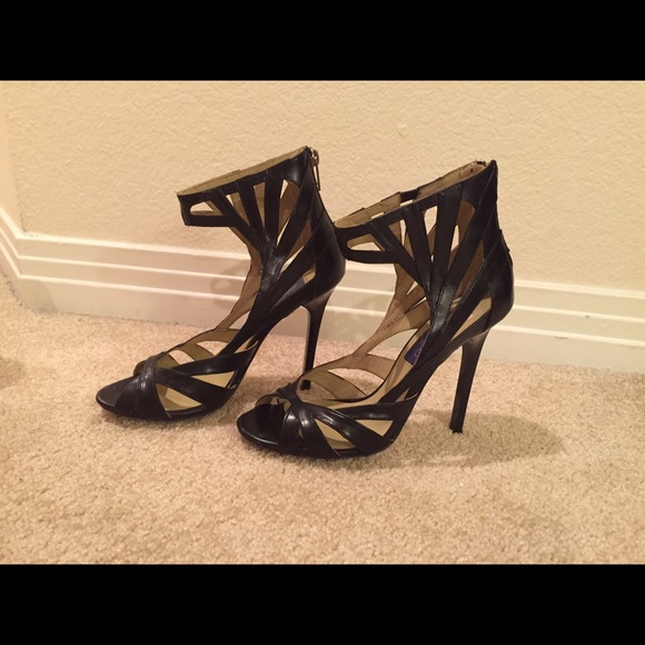 Jimmy Choo for H&M strappy black heels