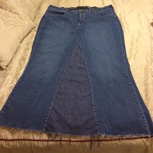 Hold for Tasbasha 1227 Long Jean skirt