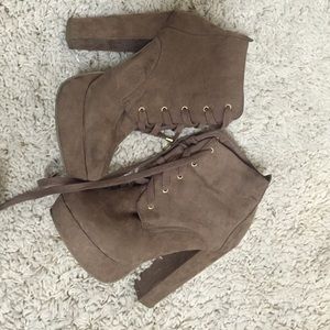 Forever 21 heeled booties