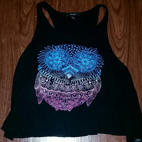 Black crop top