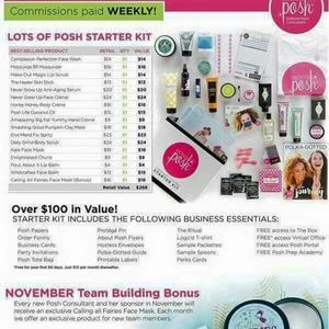 Starter kit to build your own perfectly posh busin