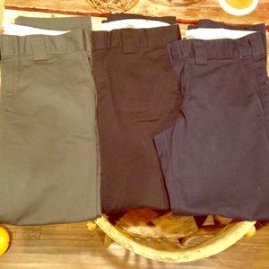 MENS (Bundle of 3!) Dickies Slim Taper Pants