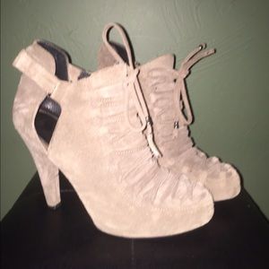 Ankle bootie heels