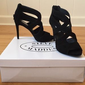 STEVE MADDEN IMMENCE BLK HEELS