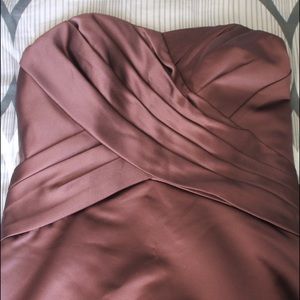 Chocolate brown dress