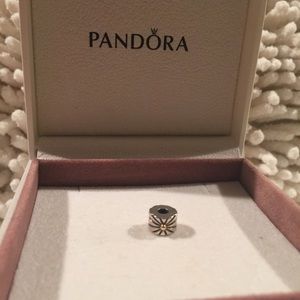 Pandora Sunburst Clip 14k gold and sterling silver