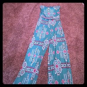 💕Aztec palazzo style jumpsuit 💕