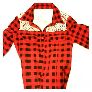 Fleece lined Shirt/light sweater