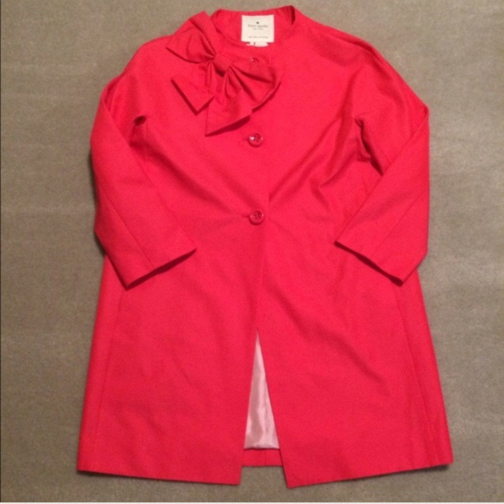 Kate Spade Fuscia Kendall Coat - Picture 5 of 5