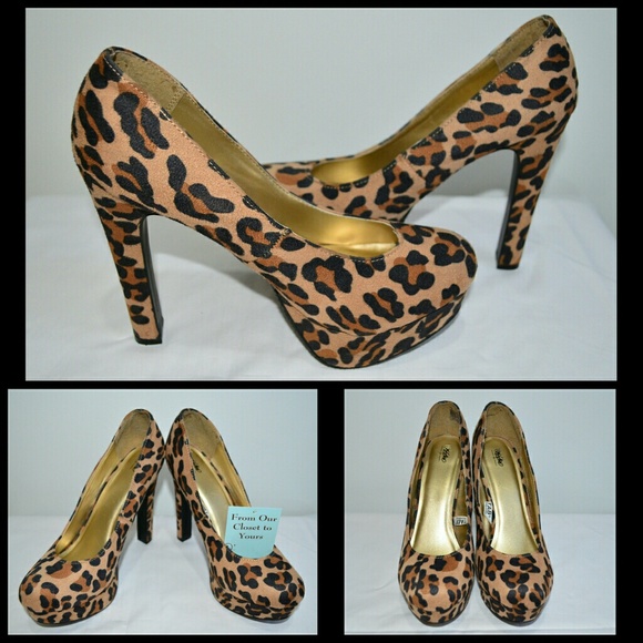 Mossimo Cheetah Print Heels- size 7.5