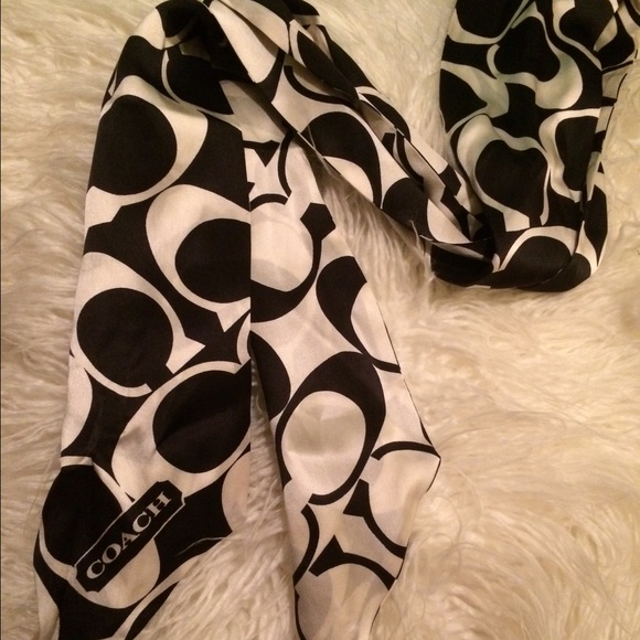 Coach silk scarf