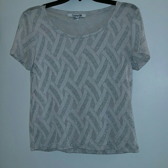 Sparkly short sleve shirt