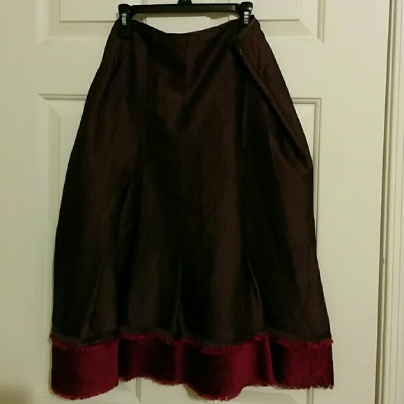 Jigsaw skirt, side zipper, beautiful, rich colors