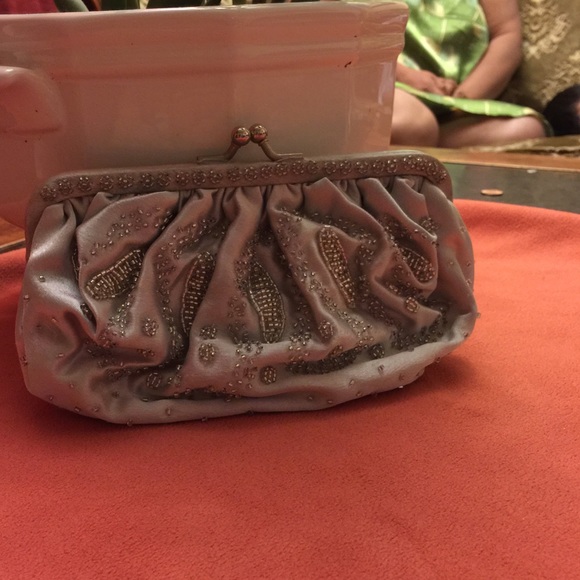 NWT Silk clutch