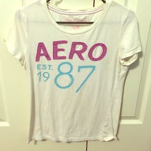 White Aeropostale shirt