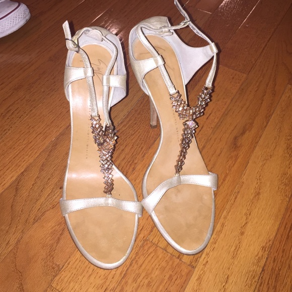 Giuseppe Zanotto Design silver/gold heel