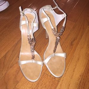 Giuseppe Zanotto Design silver/gold heel