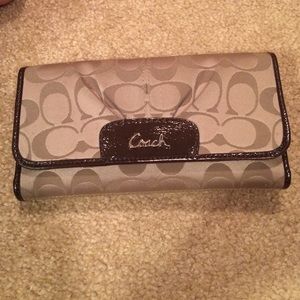 Authentic coach wallet