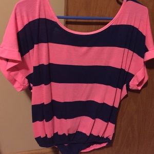 Pink and Navy lose shirt