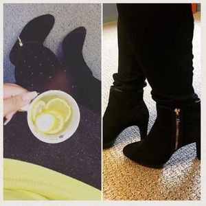 Suede Booties