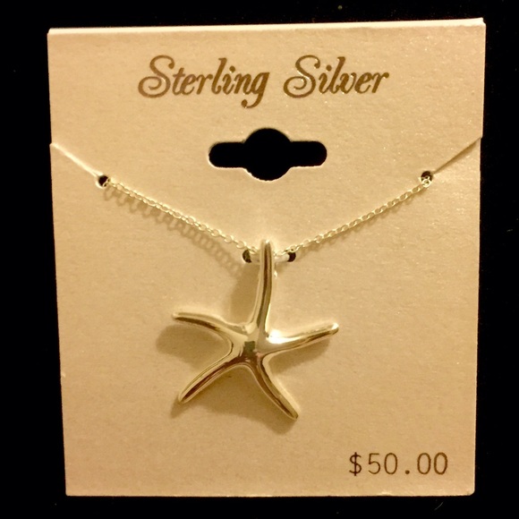 Sterling Silver Starfish Necklace