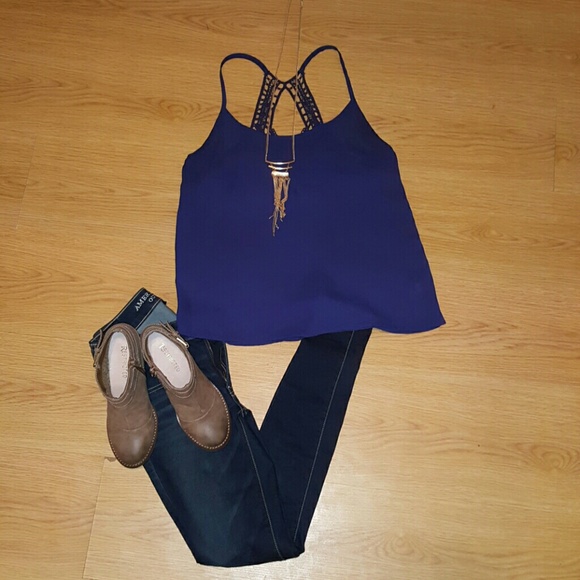 Navy Tank Top