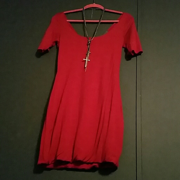 Red dress