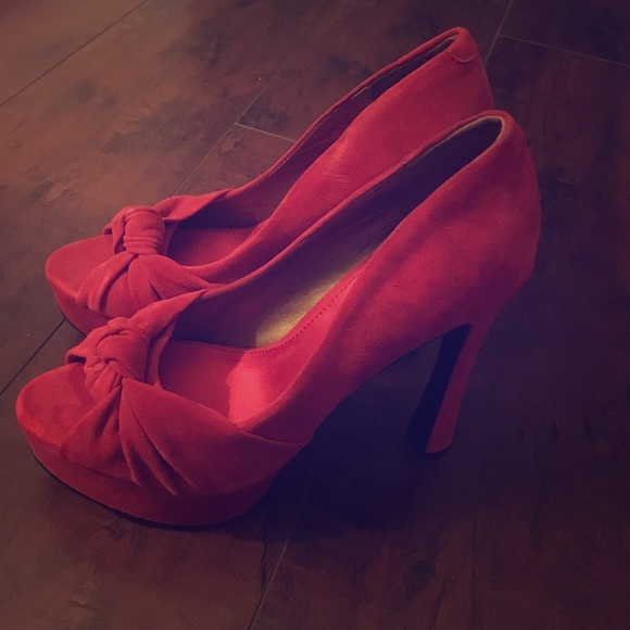 Circus by Sam Edelman Red Suede Heels