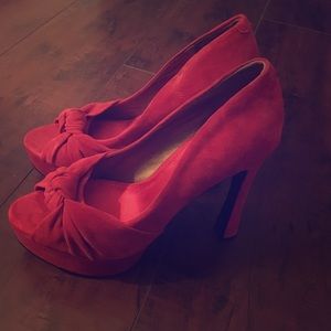 Circus by Sam Edelman Red Suede Heels