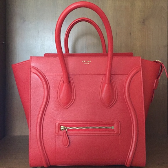 Celine Handbags - Celine mini luggage tote