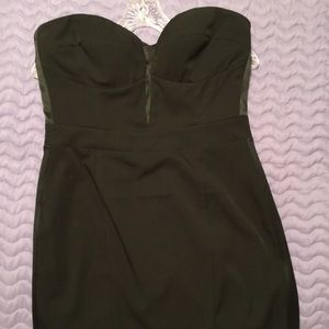 Bebe strapless black dress!  Sooo cute! 😍