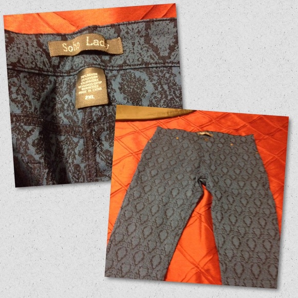 Soho paisley pants