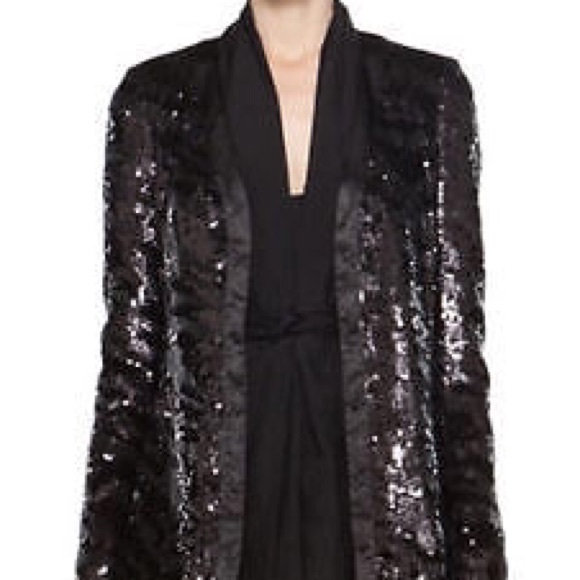 Rachel zoe sequin bailey jacket.