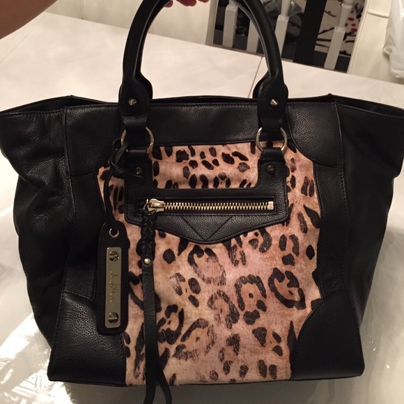 Sam Edelman Leopard porter handbag purse tote