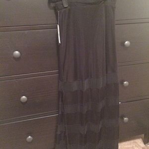 Guess sheer panel maxi skirt. Size S
