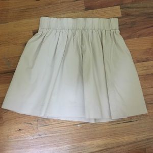 Khaki J. Crew skirt