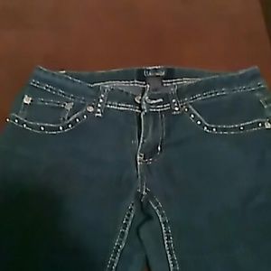 Angles rhinestone jeans size 9
