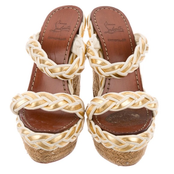 SOLD❤️ Christian Louboutin Wedges - Picture 2 of 4