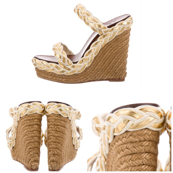 SOLD❤️ Christian Louboutin Wedges - Picture 4 of 4