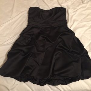 Black David's Bridal dress
