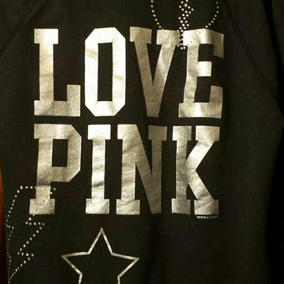Pink victoria secret hoodie
