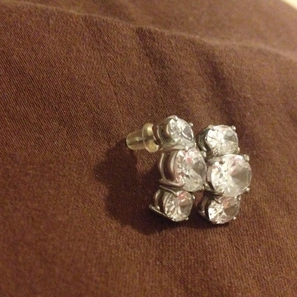 Crystal stud earrings - Picture 2 of 3